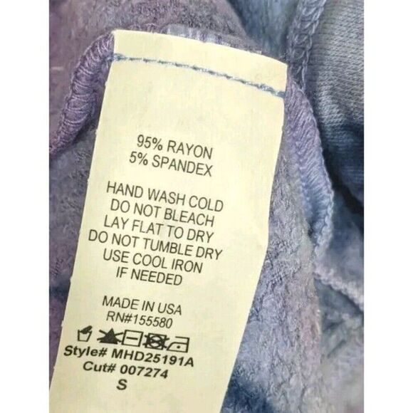 Vintage Havana Sweater Hoodie Tie Dye Pullover Comfy Long Sleeve Oversized Small - Picture 7 of 9